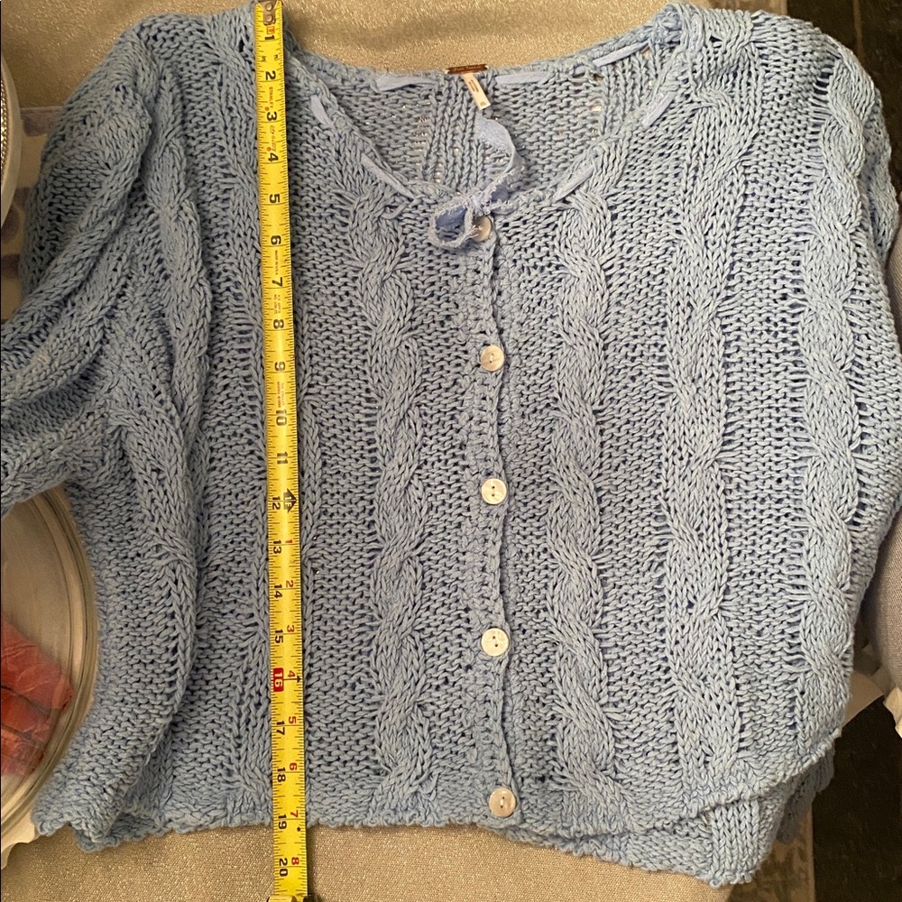 Few People Light Blue Cardigan - Picture 8 of 8